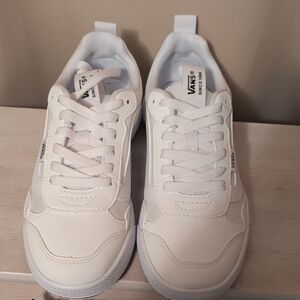 Vans Classic White Lace-Up Sneakers